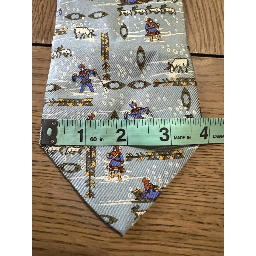 MARJA KURKI Silk Finland Expo 1998 Lisbon Neck‎ Tie